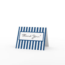 CHIC DANKE SIE NOTE_ 158 NAVY/SHITE STRIPES