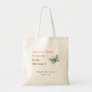 Chic Desert Retro Butterfly Garden Baby Dusche Tragetasche