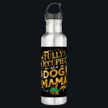 Chic Dog Mama Mothers Day Design for Dog Lovers Edelstahlflasche<br><div class="desc">Chic Dog Mama Mothers Day Design for Dog Lovers</div>