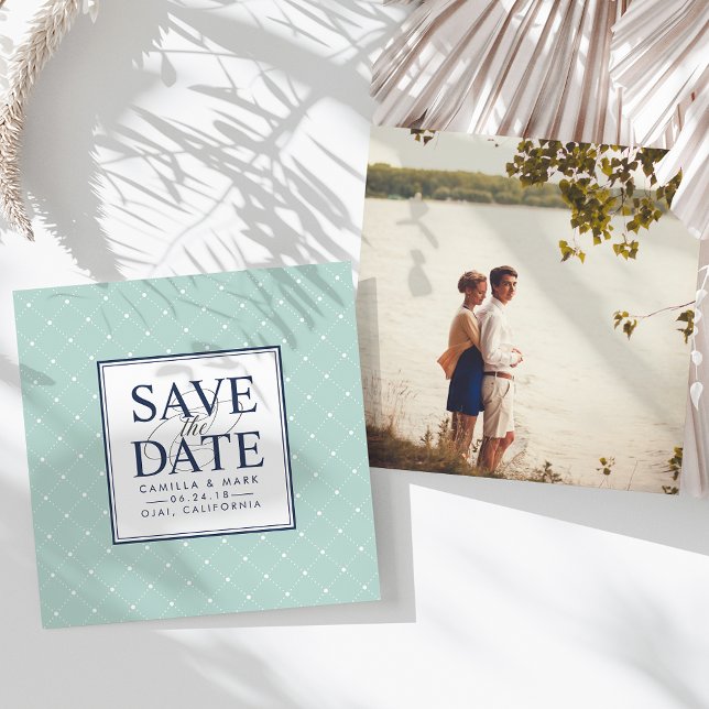 Chic Dots | Minze und Marine Save the Date (Von Creator hochgeladen)