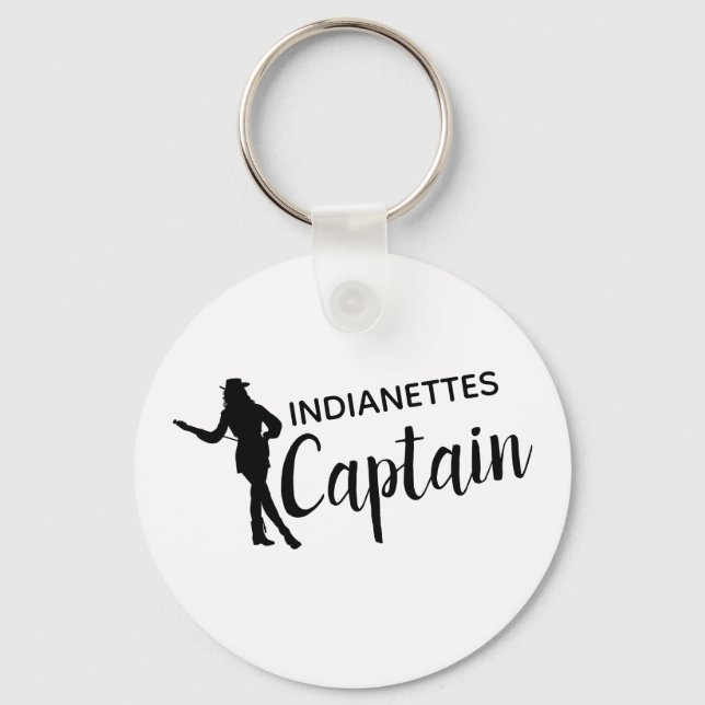 Chic Drill Team Captain Personalisiert Schlüsselanhänger (Vorderseite)