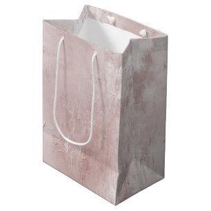 Chic Dusty Rose Blush Pink Wedding Mittlere Geschenktüte