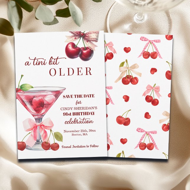 Chic Ein Tini Bisschen Älterer Kirsch Martini 91.  Save The Date (Von Creator hochgeladen)