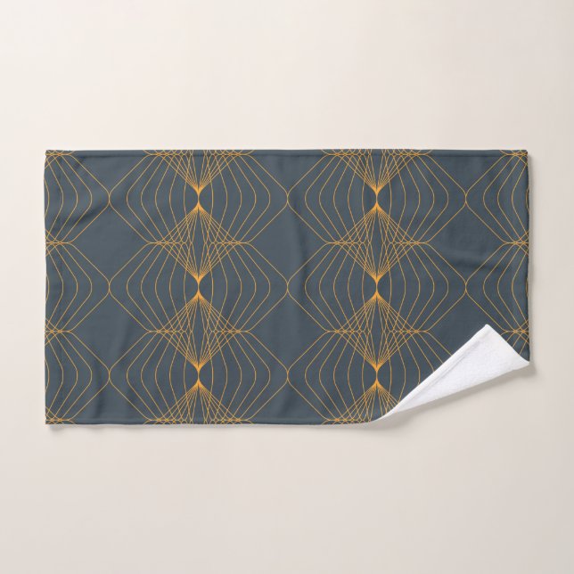 Chic, elegant, einfach geometrisch gegliedert handtuch (Handtuch)