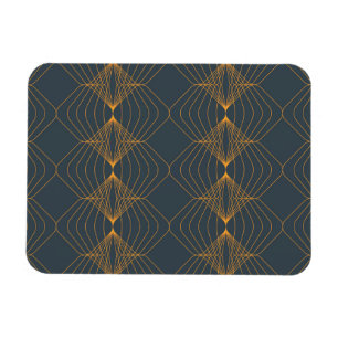 Chic, elegant, einfach geometrisch gegliedert magnet