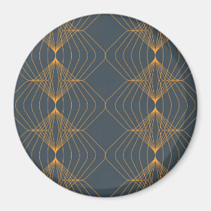 Chic, elegant, einfach geometrisch gegliedert magnet