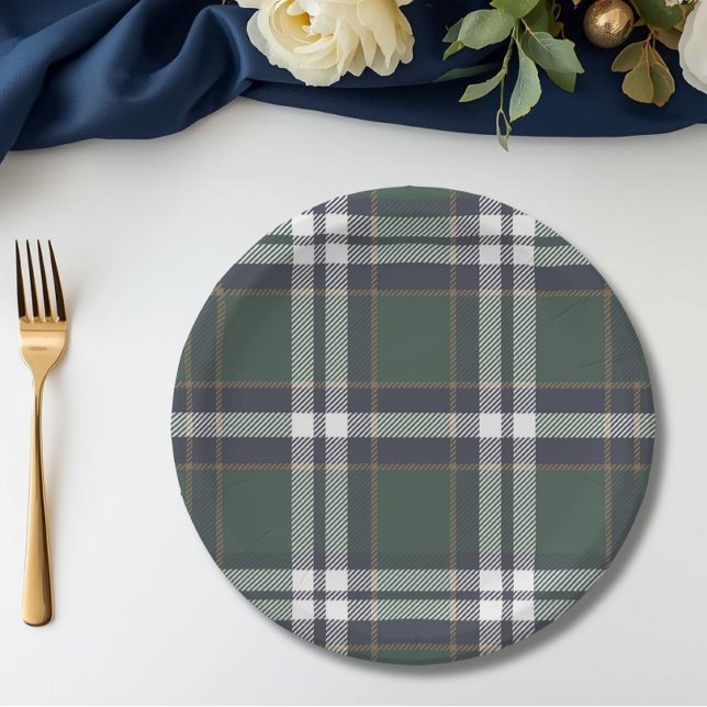 Chic elegant Fancy Dog and Bear Theme paper plates Pappteller (Von Creator hochgeladen)