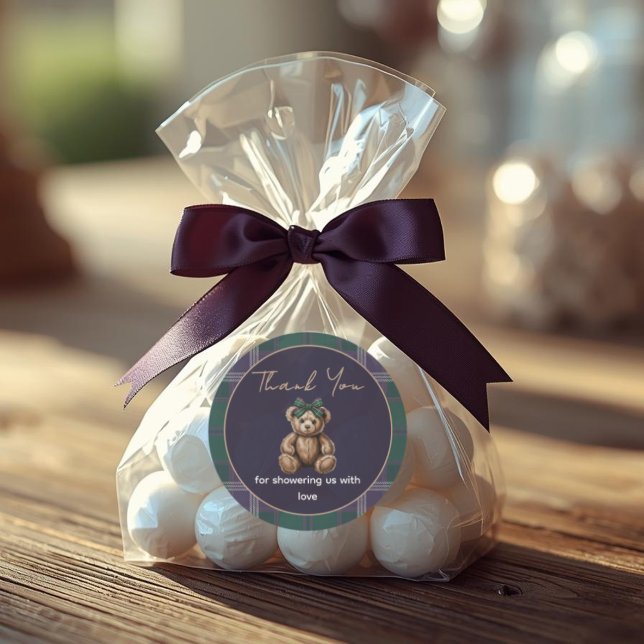 Chic elegant fancy girl bear theme sticker (Créateur téléchargé)