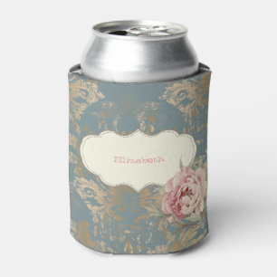Chic Elegant Gold Damask Rose Dosenkühler
