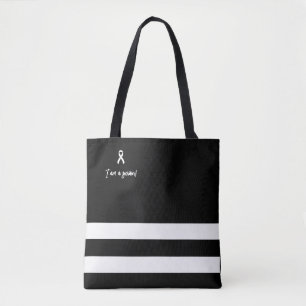 Chic Elegant I bin ein Überlebender von Brustkrebs Tasche