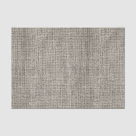 Chic Elegant Realistisch Burlap Rustic Taupe Weddi Seidenpapier