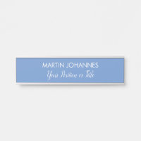 Chic Elegant Schlicht Stilvoll Blau Minimalistisch