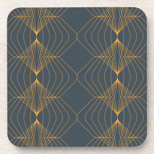Chic, elegant, simple geometric graphic pattern getränkeuntersetzer (Vorderseite)