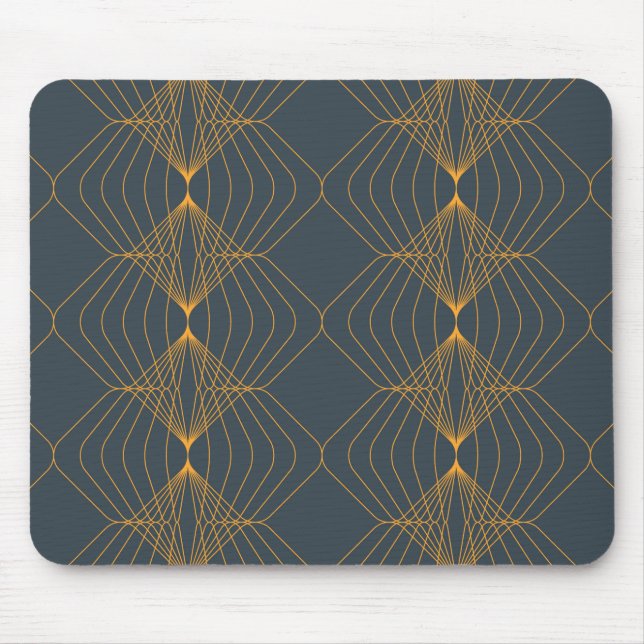 Chic, elegant, simple geometric graphic pattern mousepad (Vorne)