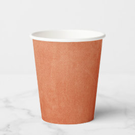 Chic Elegante Burnt Orange Museo Cantonale d'Arte Pappbecher