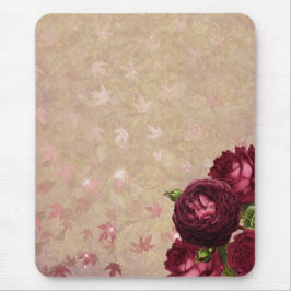 Chic Elegante Rote Rosen Mousepad
