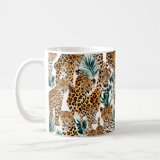 Chic Empreinte de léopard Mug - Stlish Poster de a (Gauche)