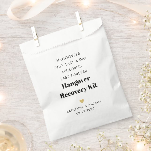 Chic Erinnerungen Letztes Hangover Erholung Kit Geschenktütchen (Ausgeschnitten)