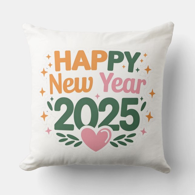 Chic et Comfy : Nouvel an 2025 avec Coussin d'amou (Recto)