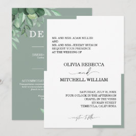 Chic Eukalyptus Greenery Wedding