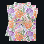 Chic farbenfroh geschenkpapier set<br><div class="desc">Das elegante,  orangefarbene,  rosa und violette Papier mit elegantem Grün eignet sich perfekt für jede Geschenkveranstaltung - ideal für Hochzeiten,  Brautpartys,  Geburtstage und Babyduschen.</div>