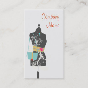 Chic Fashion Accessoire und Dress Boutique Visitenkarte