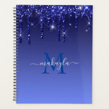 Chic Faux Parties scintillant Bleu foncé Lecteurs 