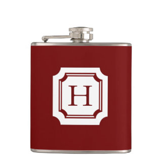 CHIC FLASK_18 RED MIT CLASSIC MONOGRAM FLACHMANN