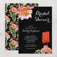 Chic Floral Brunch und Bubbly Brautparty