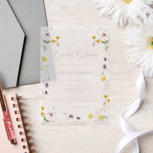 Chic Floral Spring Calligraphy Brautparty