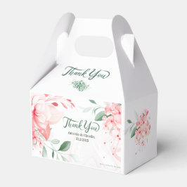 Chic Floral Wedding - Elegante Personalisiert Brid Geschenkschachtel