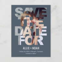 Chic Flüchtige Blick EDITABLE FARBE Save the Date