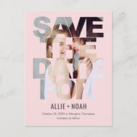 Chic Flüchtige Blick EDITABLE FARBE Save the Date