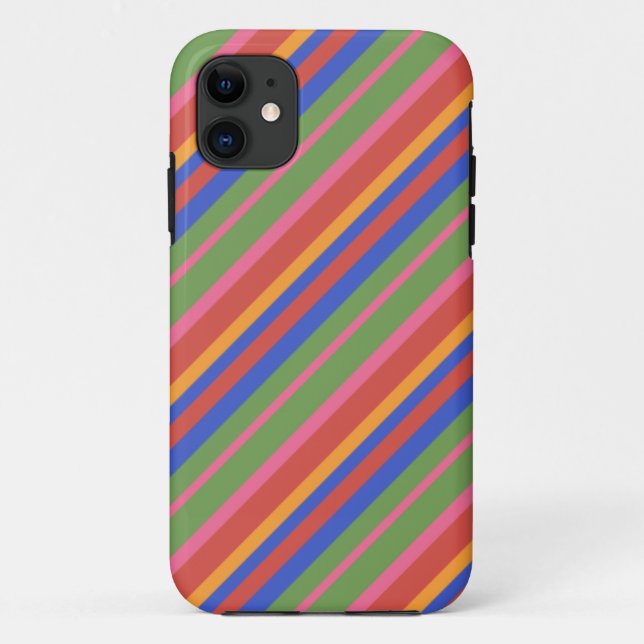 Chic Folk Art Stripes iPhone 5/5 Xtreme Fall Case-Mate iPhone Hülle (Rückseite)