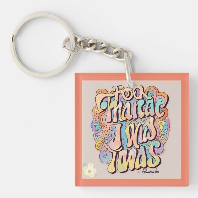 "Chic Footprints" Schlüsselanhänger (Vorderseite)