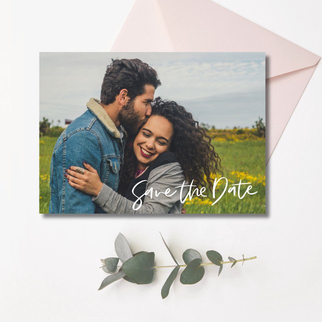 Chic Foto Wedding Save The Date (Chic Photo Wedding Save The Date)