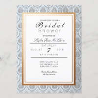 Chic French Art Deco Brautparty