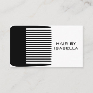 Chic-Frisurensalon-Branding Hairstylist Mini Visitenkarte