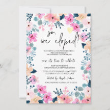 Chic Garden Pink Blume Lopement