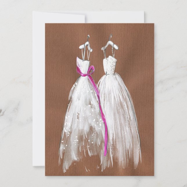 Chic Gay Lesbian Save the Date (Vorderseite)