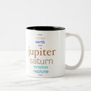 Chic Geek Solarsystems-Kaffee-Tasse Zweifarbige Tasse