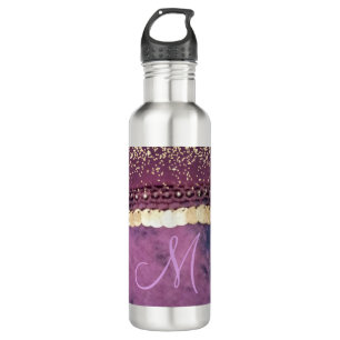Chic Gefärbte Krawatte Monogram Sinti und Roma Sca Edelstahlflasche