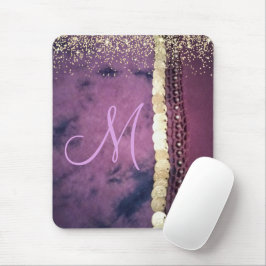 Chic Gefärbte Krawatte Monogram Sinti und Roma Sca Mousepad