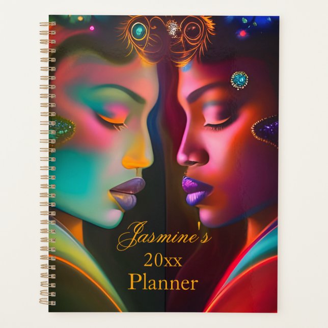 Chic Gemini Celestial Twins Yeplaner Planer (Vorderseite)