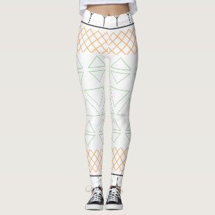 Chic Geometric Muster Print Leggings