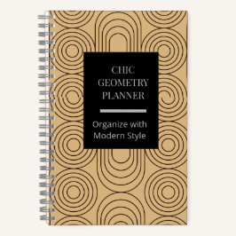 Chic Geometry Planner Notizbuch
