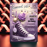Chic Girl Sweet 16 Sneaker Ball 16. Geburtstag Einladung<br><div class="desc">Treten Sie mit unserem "Chic Girl Sweet 16 Sneaker Ball" zum 16. Geburtstag ein! Dieses trendige Design mit stilvollen Sneakers und schicken Elementen Set die Bühne für ein modisches Fest. Bestellen Sie jetzt und lass der Geburtstagsfeiern - es ist an der Zeit, unvergessliche Erinnerungen mit einer Einladung zu erschaffen, die...</div>
