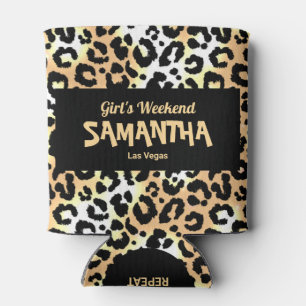 Chic Girls Weekend Leopard Print Dosenkühler
