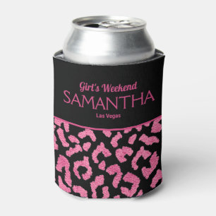 Chic Girls Weekend Rosa Leopardenprint Dosenkühler