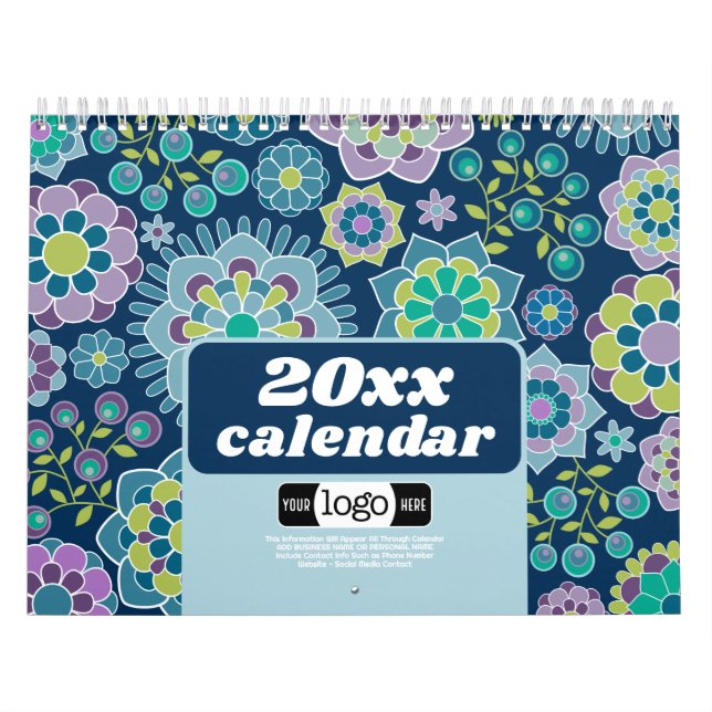 Chic Girly Patterns - Geschenk für Firmenlogos Kalender (Titelbild)